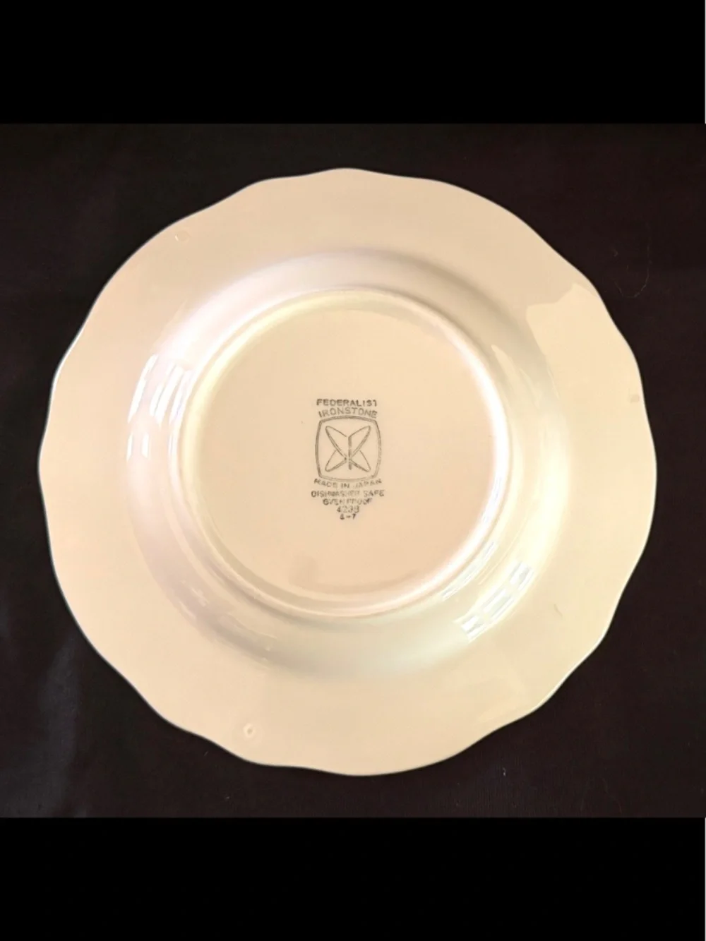 Federalist Ironstone Tea Cup & Saucer